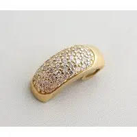 Christian Geel gouden hanger met zirkonia