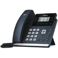 Yealink T42S, Telefoon, Zilver, Zwart