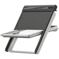 Velux Elektrisch Rolluik - Ssl Mk04 0000s - Zonne Energie - Aluminium - 79 X 98 Cm
