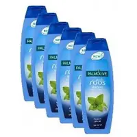 Palmolive 6x 350 ml Palmolive Anti roos shampoo - met wilde munt extract