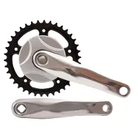 HZB crankstel Nexus 38T 170 mm staal zilver
