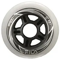 FILA Combo Wheel Set - 8 pc - 84mm - 83A - Grey / Black
