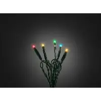 Konstsmide 6353-520, Lichte decoratieve lichtketting, groen, kunststof, voor sfeerverlichting, universeel, IP20