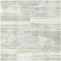 Dutch Wallcoverings Vintage hout/medaillon lichtbeige behang (vliesbehang, beige)