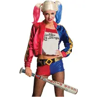 Generik Opblaasbare Harley Quinn knuppel - Suicide Squad - Verkleedaccessoire