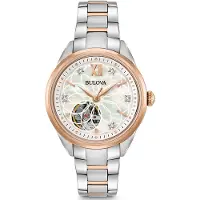 Bulova Nieuwe Automatische Dames Multikolor Horloge 98P170