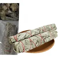 Yogi & Yogini Witte Salie Smudge L - 23x5 cm - 80-90 g - L