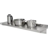 Vogue RVS wandplank | 150 x 30 cm