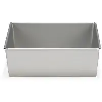 Patisse vierkantvorm 21 cm staal zilver