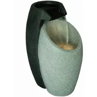 Velda Velva Tuinfontein met LED zwart en wit 850850