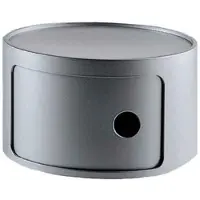 Kartell Componibili Rond Element Low | Silver
