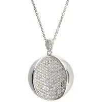 Orphelia Dames 925 Sterling Zilveren Ketting met Hanger - Zilver ZH-4578