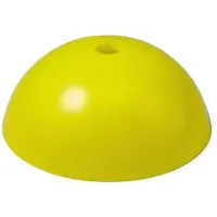 Piri Sport Afbakenbollen Hard Plastic Geel 10 st.