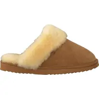 Warmbat Huisschoenen 'Flurry' cognac
