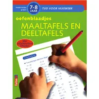 Tijd voor huiswerk - Oefenblaadjes maaltafels en deeltafels (7-