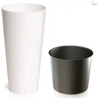 Prosperplast 27l Tubus Slim Collection 30x30x57.2 Cm Bloempot