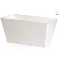 Prosperplast Bloembak Balkonbak Tubus Case 60x32x30cm WIT Prosperplast