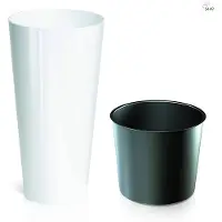 Prosperplast 64l Tubus Slim Collection 40x40x76.2 Cm Za4096 Bloempot