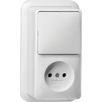 Gira wisselschak+wcd 047610 opb creme