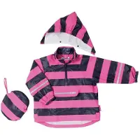 Playshoes - Opberg Regenjas - Meisjes - Maat 104 - Roze/Paars