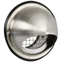 Boss & Wessing Bolrooster bws ventilatie aansluitmaat ø 150 mm grofmazig gaas met hoge doorlaat rvs