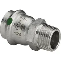 Viega 2311 - entronque Sanpress 2311 diameter 28 x 1 roestvrij staal (Persaansluiting)