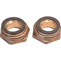 Grundfos soldeerfitting met 2 aansluitingen 1.1/2" x 28 mm, messing, per 2 stuks
