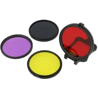 Brofish Dive Filter kit Pro - rood, geel, magenta, zwart