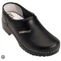 Strovels 304 Dichte Hak klomp PU zool - zwart - 45