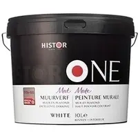Histor One Muurverf Mat Wit 5 LTR - Wit