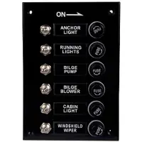Talamex Switch Panel 115x165 Mm Zwart