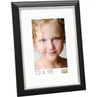 Deknudt fotokader zwart kunststof
