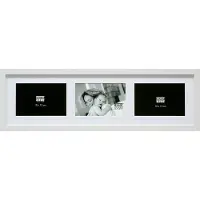 Deknudt Frames fotokader wit, 3 foto's horizontaal