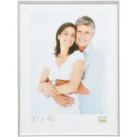 Deknudt Frames kunststof, mat zilver fotomaat 50x75 cm