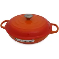 Le Creuset Gietijzeren Braadpan Campagnard Oranjerood 30cm