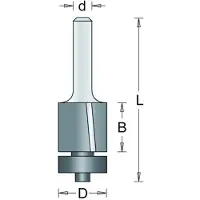Rvstools Kantfrees 189-8 19mm Recht Hm+L As 8mm