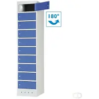 Salvus Laptop- en tabletlockers Orgami Laptoplocker 10-vaks met stroomvoorziening