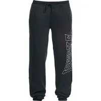 Lonsdale Broek 'Dartford' kersrood / zwart / wit