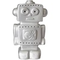 Egmont Robotlamp zilver - - Voor baby's vanaf 3 jaar - 38x6x29cm - Batterijen
