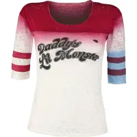 Suicide Squad - DC Comics Shirt met lange mouwen - Harley Quinn - Daddy's Lil Monster - XS tot XXL - voor Vrouwen - meerkleurig - Maat M