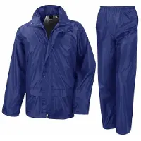 Result Blauw All Weather regenpak voor volwassenen L 42/52
