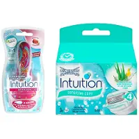 Wilkinson Wilk Intuition Plus - 3 stuks - Scheermesjes + Gratis Scheerapparaat