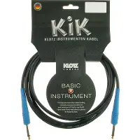 Klotz KIKC3.0PP2 jack 2p - jack 2p 3 meter instrumentenkabel