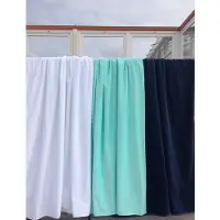 S & LT Velours strandlaken turquoise 100x220