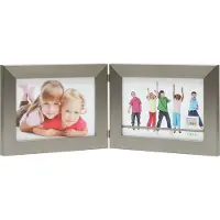 Deknudt Frames fotokader tweeluik zilver kunststof