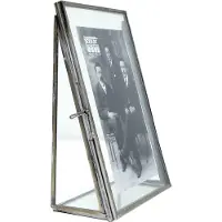 Deknudt fotokader zilver metaal