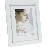 Deknudt fotokader wit kunststof