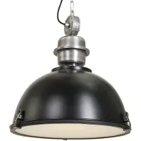Steinhauer Bikkel LED Hanglamp | 1x E27 40W | Dimbaar | Wit/Zwart