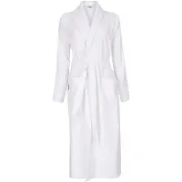 Badrock Unisex badjas wit - velours katoen - sjaalkraag - maat 3XL