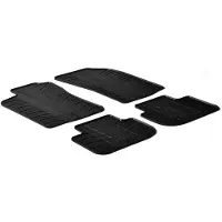 GledRing Rubbermatten Alfa Romeo 147 2000-/GT 2004- (T profiel 4-delig + montageclips) voor o.a. ALFA ROMEO